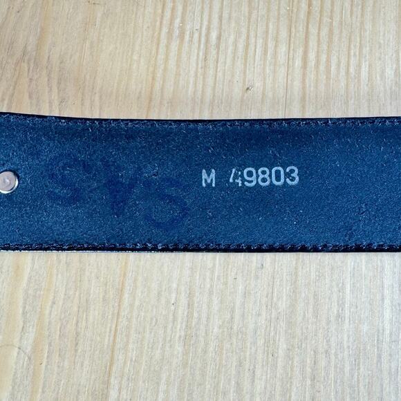 VTG Brighton Womens Belt Black Leather Medium 31-32” - Picture 5 of 8